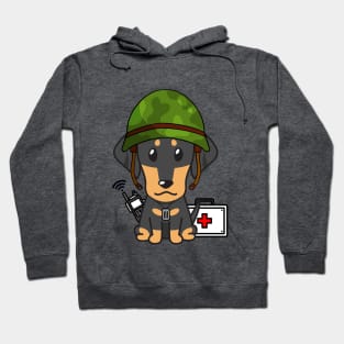 Medic Dachshund Hoodie